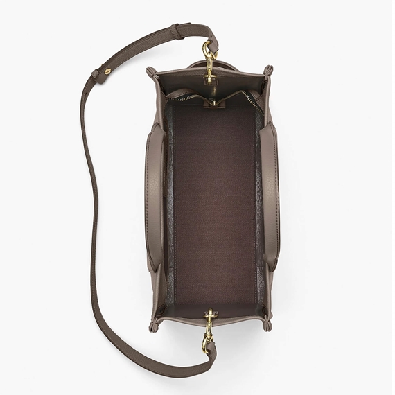 Marc Jacobs The Leather Medium Tote Bag, Cement  